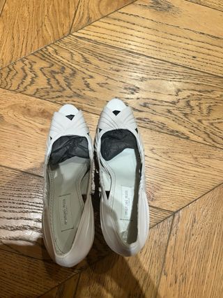 Tacones novia Manuel Mota, para Pronovias.