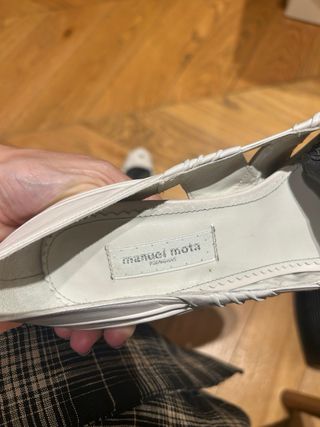 Tacones novia Manuel Mota, para Pronovias.