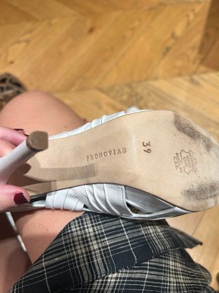 Tacones novia Manuel Mota, para Pronovias.