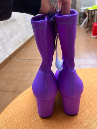 Botines Stradivarius Morados Talla 39