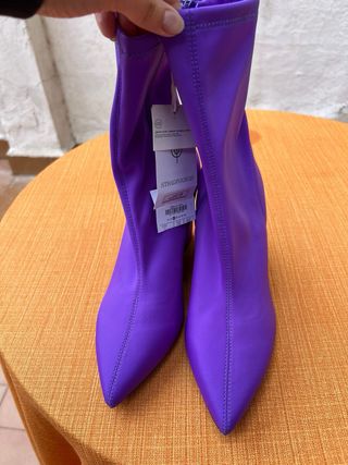 Botines Stradivarius Morados Talla 39