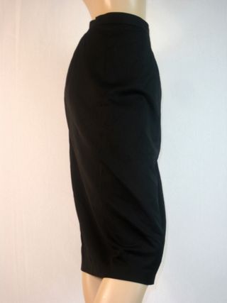 Elisa Sartore Gonna Donna Nero XL Al Ginocchio