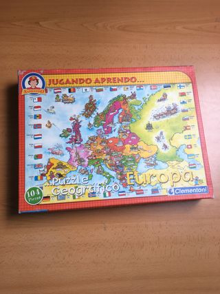 Puzzle Geográfico Europa Clementoni 104 Piezas