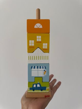 Puzzle de madera Goki casas