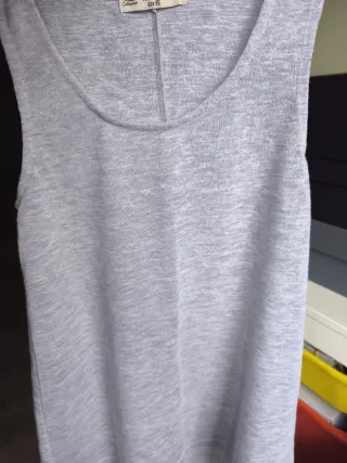 Camiseta sin mangas Inside gris Talla XS