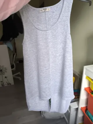 Camiseta sin mangas Inside gris Talla XS