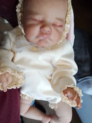 Muñeca Reborn Bebé Durmiendo