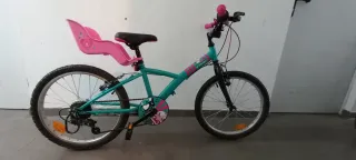 Bicicleta infantil niña color turquesa