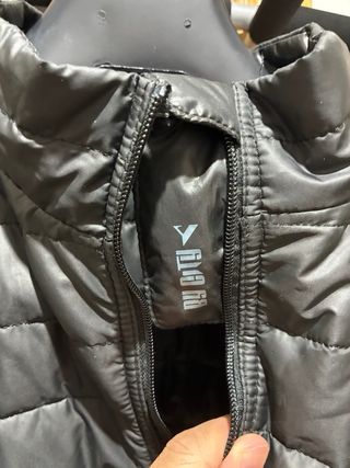 Chaqueta de moto negra