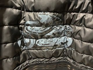 Chaqueta de moto negra