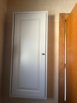 Mobile da bagno lucido bianco, grigio e marrone