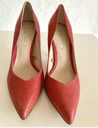 Zapatos de tacón Zara, piel,  talla 39