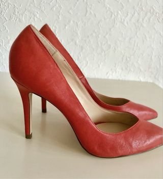 Zapatos de tacón Zara, piel,  talla 39