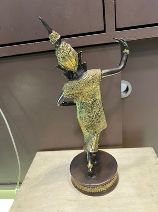 Figura Danza Tailandesa Bronce y Latón
