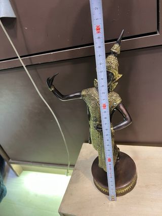 Figura Danza Tailandesa Bronce y Latón