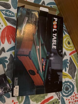 Mini mesa de billar con accesorios