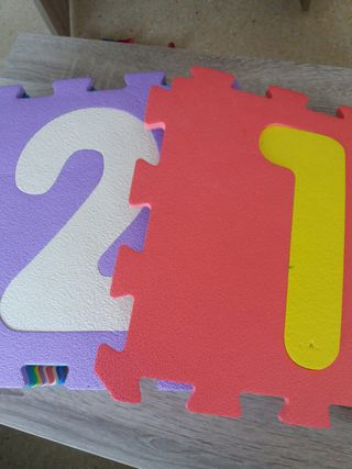 Suelo goma EVA multicolor puzzle