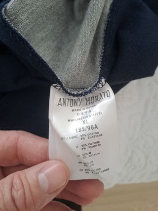 Jersey Antony Morato Azul y Gris