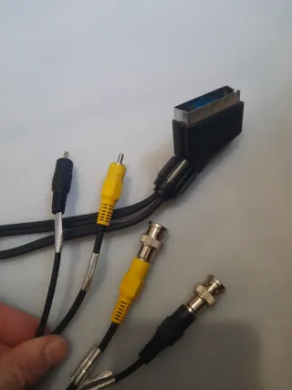 Cable Sony Videocámara RCA y SCART