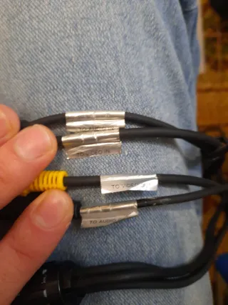 Cable Sony Videocámara RCA y SCART