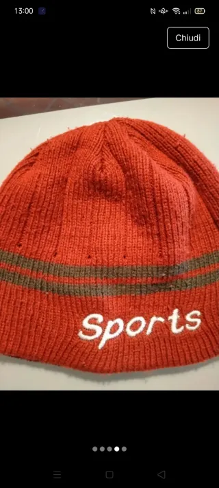 Set cappello e sciarpa uomo