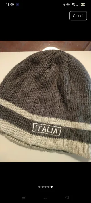 Set cappello e sciarpa uomo