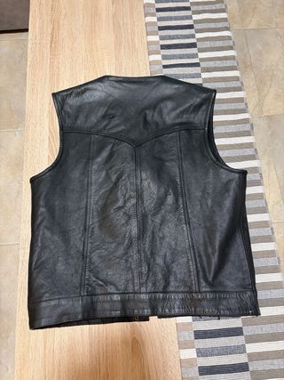 Chaleco Piel Sons of Anarchy Negro