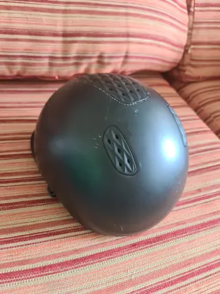 Casco de equitación negro