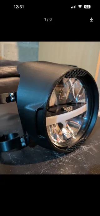 Cúpula Café Racer Negra