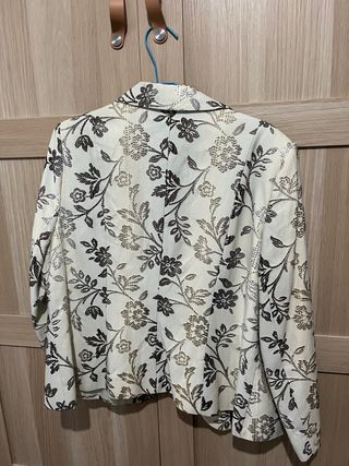 Chaqueta americana estampada mujer