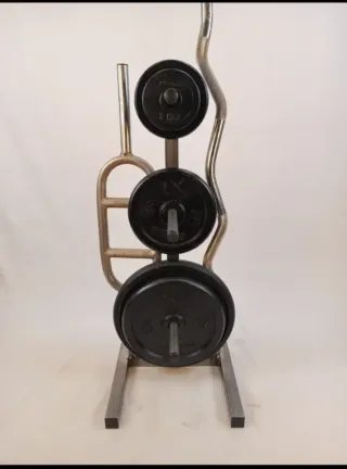 Soporte discos pesas 28 y 30 mm decathlon