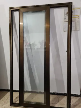 Puerta corredera aluminio