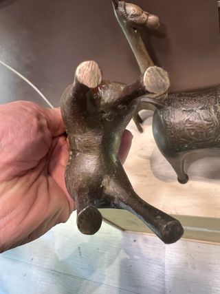 Set 3 Figuras Bronce Animales