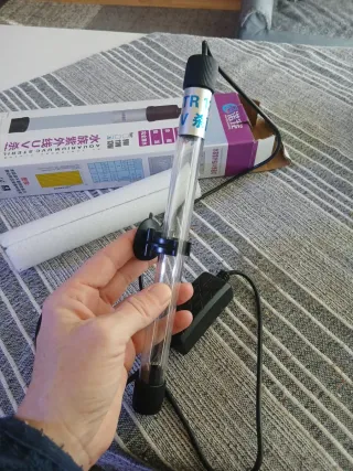 Lámpara UV 13W para acuario/pecera