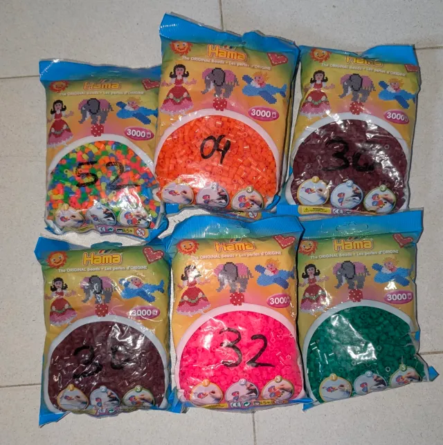 Bolsas Hama Beads Midi Colores Surtidos