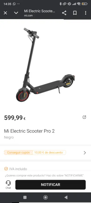 Cambio Xiaomi pro 2 con menos de 500 km por bici