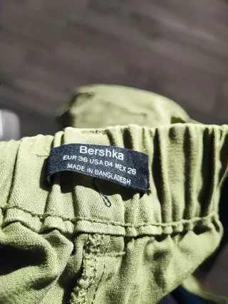 Pantaloni Cargo Verde Oliva