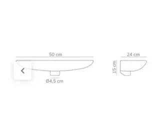 Lavabo de cerámica blanco
