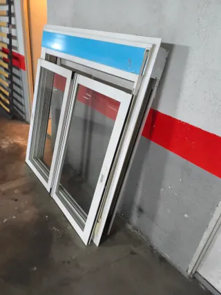 Ventana corredera aluminio 128 x 120 + C