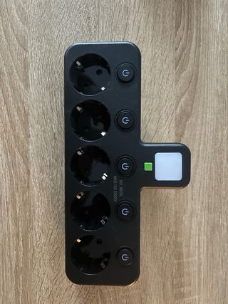 Regleta 6 enchufes con interruptor