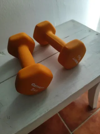 2 Pesas 2 kg Naranja