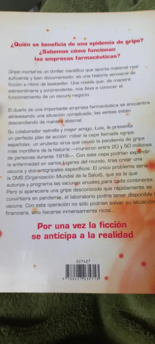 Gripe mortal: La novela que revela el oscuro ne...