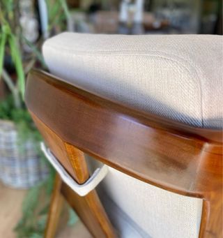 Sillón Moycor Madera Mindi Beige