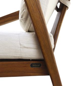 Sillón Moycor Madera Mindi Beige