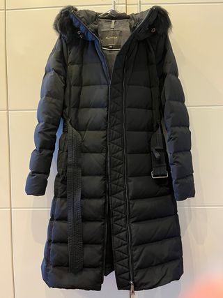 Abrigo plumífero Massimo Dutti con capucha