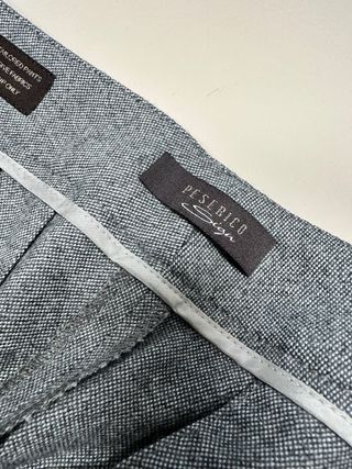 Peserico Pantalone Lana Grigio da donna