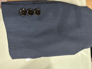 Chaqueta de traje azul hombre