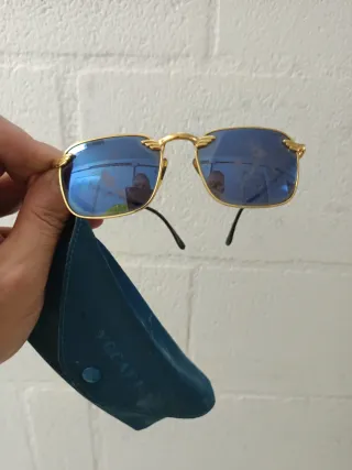 Gafas de sol Vogart doradas y azules