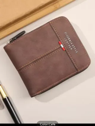 Cartera de piel Dizorris para hombre