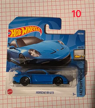 Hot Wheels Porsche 911 GT3 Azul 199/250